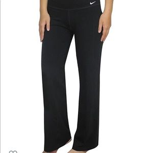 Nike Dri-Fit yoga pants with flare leg